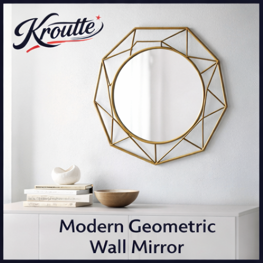 Kroutte™ Modern Geometric Wall Mirror