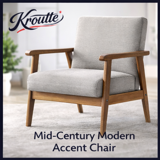 Kroutte™ Mid-Century Modern Accent Chair