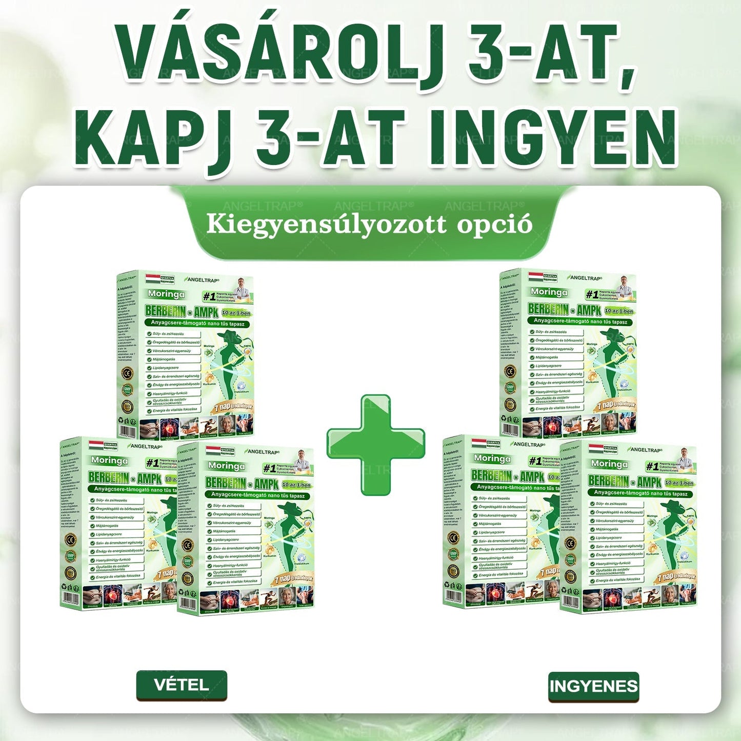 ANGELTRAP® 𝗠𝗼𝗿𝗶𝗻𝗴𝗮 × 𝗕𝗲𝗿𝗯𝗲𝗿𝗶𝗻𝗲 × 𝗔𝗠𝗣𝗞 𝟭𝟬-𝗶𝗻-𝟭 𝗠𝗲𝘁𝗮𝗯𝗼𝗹𝗶𝗰 𝗦𝘂𝗽𝗽𝗼𝗿𝘁 𝗡𝗮𝗻𝗼 𝗠𝗶𝗰𝗿𝗼𝗻𝗲𝗲𝗱𝗹𝗲 𝗣𝗮𝘁𝗰𝗵 🇭🇺 (𝐍𝐚𝐩𝐨𝐧𝐭𝐚 𝐜𝐬𝐚𝐤 𝐞𝐠𝐲𝐬𝐳𝐞𝐫, 𝐥𝐚́𝐭𝐡𝐚𝐭𝐨́ 𝐯𝐚́𝐥𝐭𝐨𝐳𝐚́𝐬𝐨𝐤 𝐦𝐚́𝐫 𝟕 𝐧𝐚𝐩 𝐚𝐥𝐚𝐭𝐭)  ✅ 𝐄𝐥𝐡𝐢́𝐳𝐚́𝐬𝐫𝐚,  𝐜𝐮𝐤𝐨𝐫𝐛𝐞𝐭𝐞𝐠𝐬𝐞́𝐠𝐫𝐞, 𝐚𝐥𝐯𝐚́𝐬𝐢 𝐚𝐩𝐧𝐨𝐞́𝐫𝐚, 𝐢́𝐳𝐮̈𝐥𝐞𝐭𝐢 𝐩𝐫𝐨𝐛𝐥𝐞́𝐦𝐚́𝐤𝐫𝐚 𝐞́𝐬 𝐦𝐞́𝐠 𝐬𝐨𝐤 𝐦𝐚́𝐬𝐫𝐚